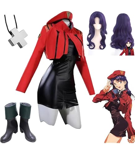 Amazon.co.jp: [Hushan] 葛城ミサト コスプレ 新世紀エヴァンゲリオン